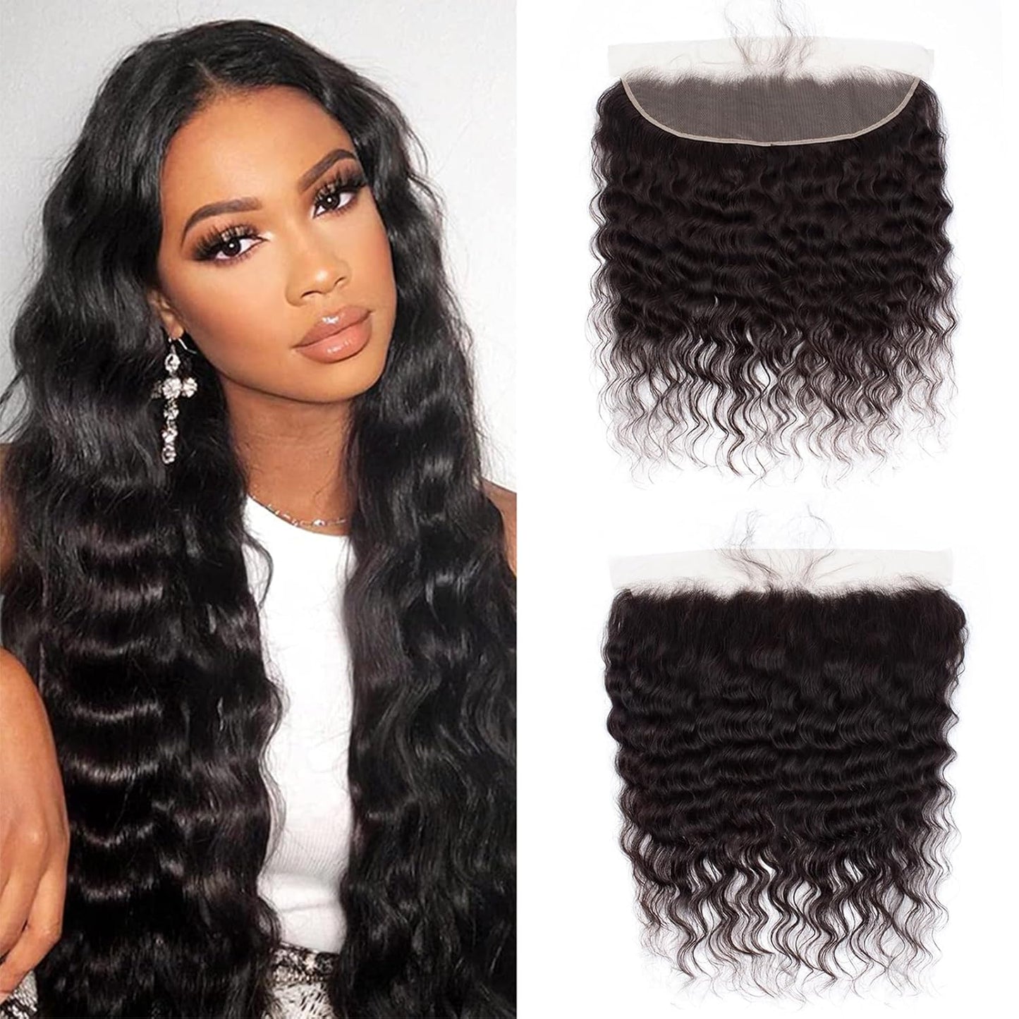 Loose Wave Ear To Ear 13x4 HD Lace Frontal Closure 20 Inch