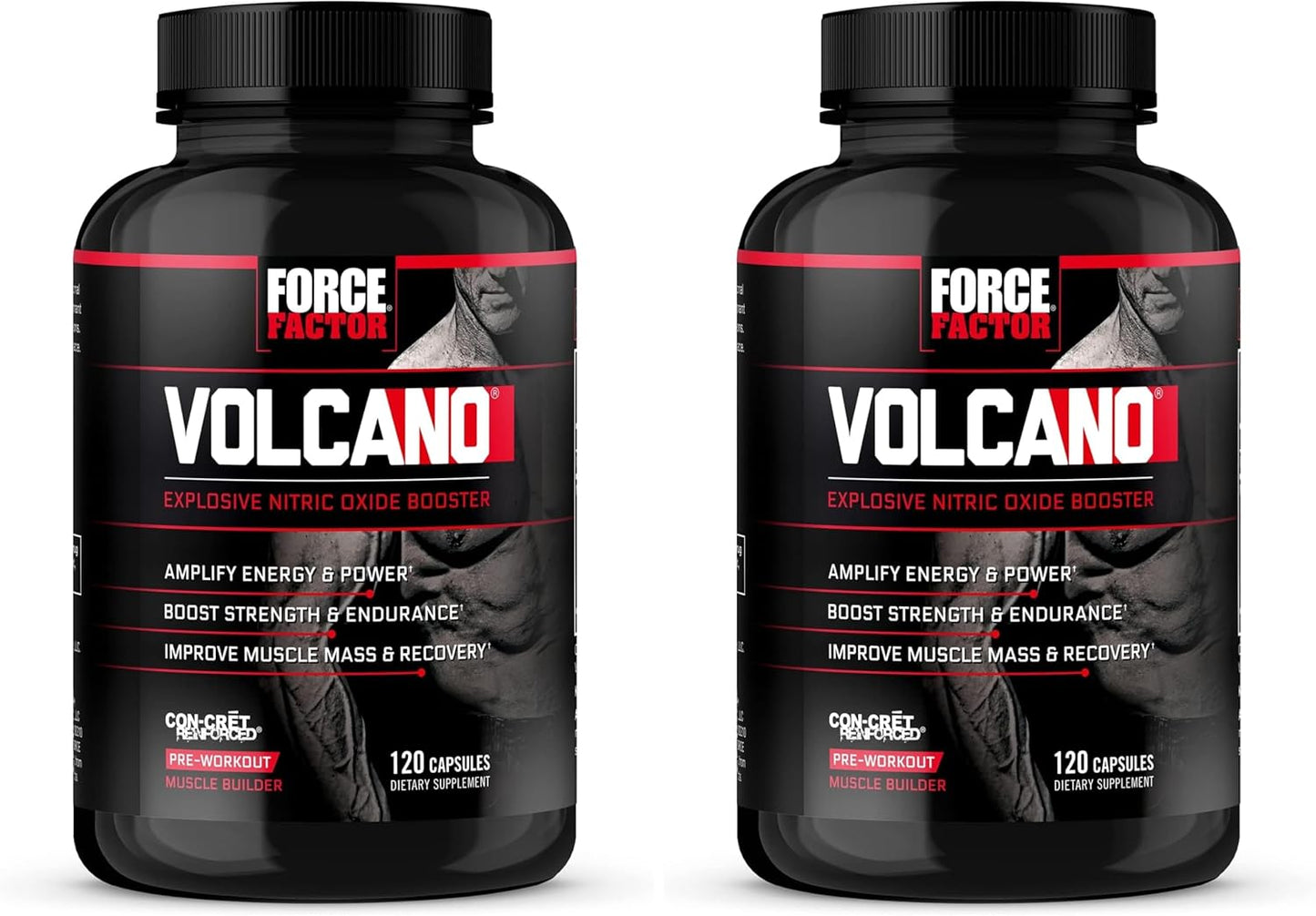 Force Factor Volcano Pre Workout Nitric Oxide Booster for Men