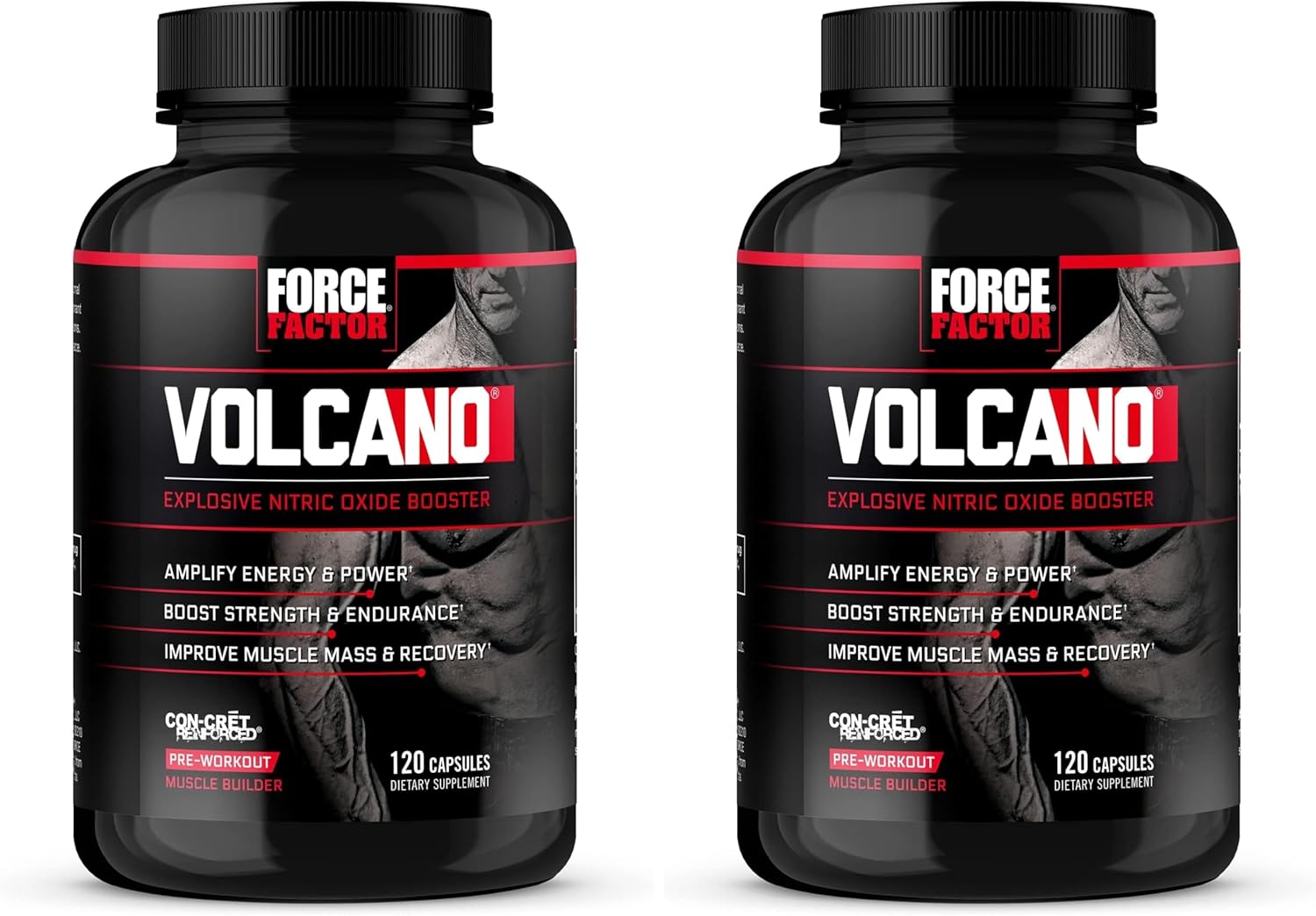 Force Factor Volcano Pre Workout Nitric Oxide Booster for Men