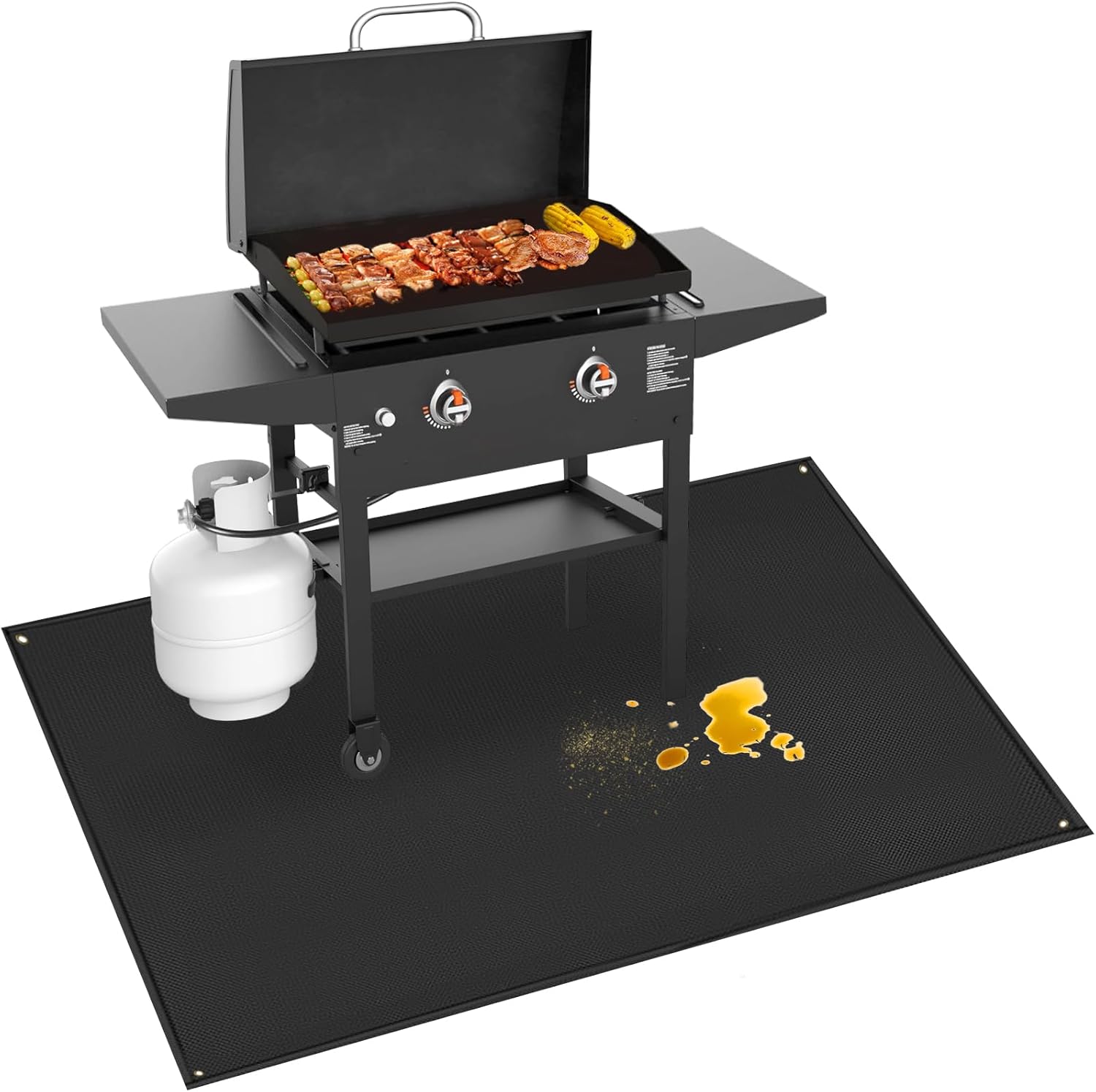 70 x 48 in Grill Mat for Blackstone Griddle - Fireproof BBQ Mats