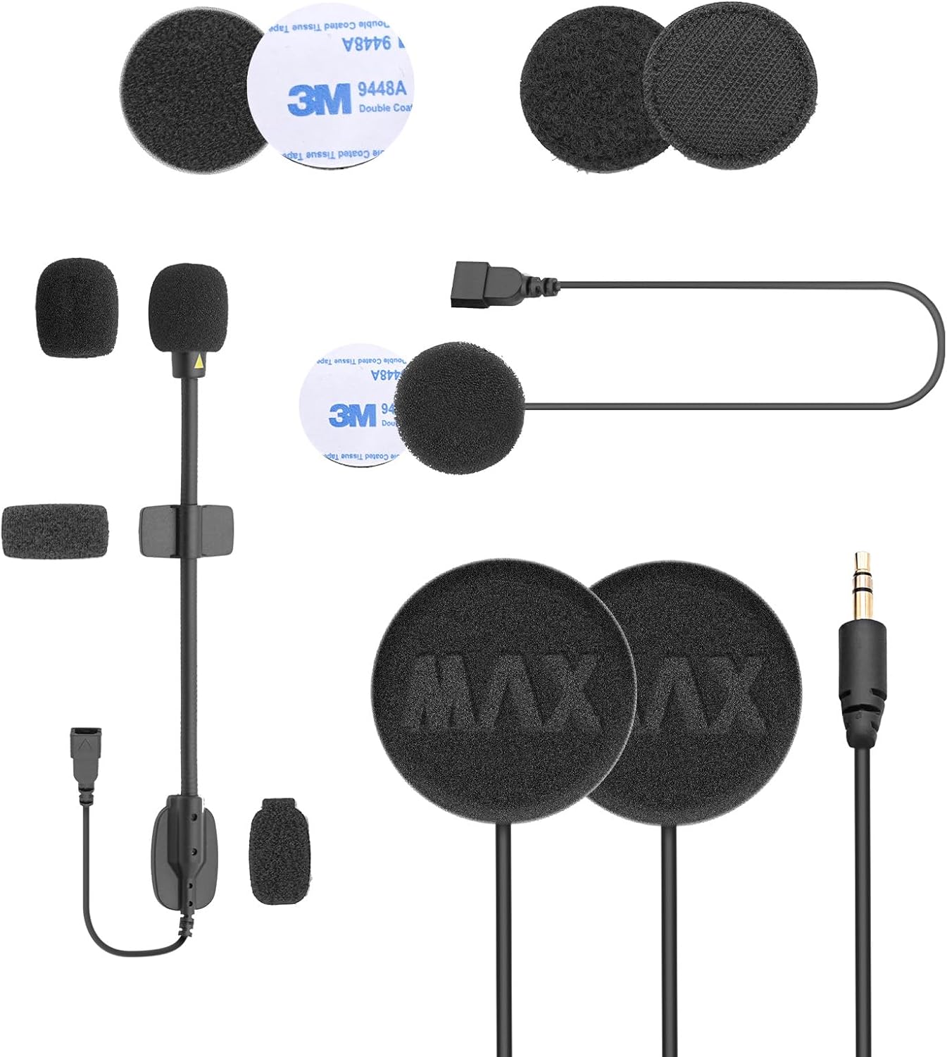 Audio & Microphone Kit for F1 & Z1 Motorcycle Bluetooth Headset