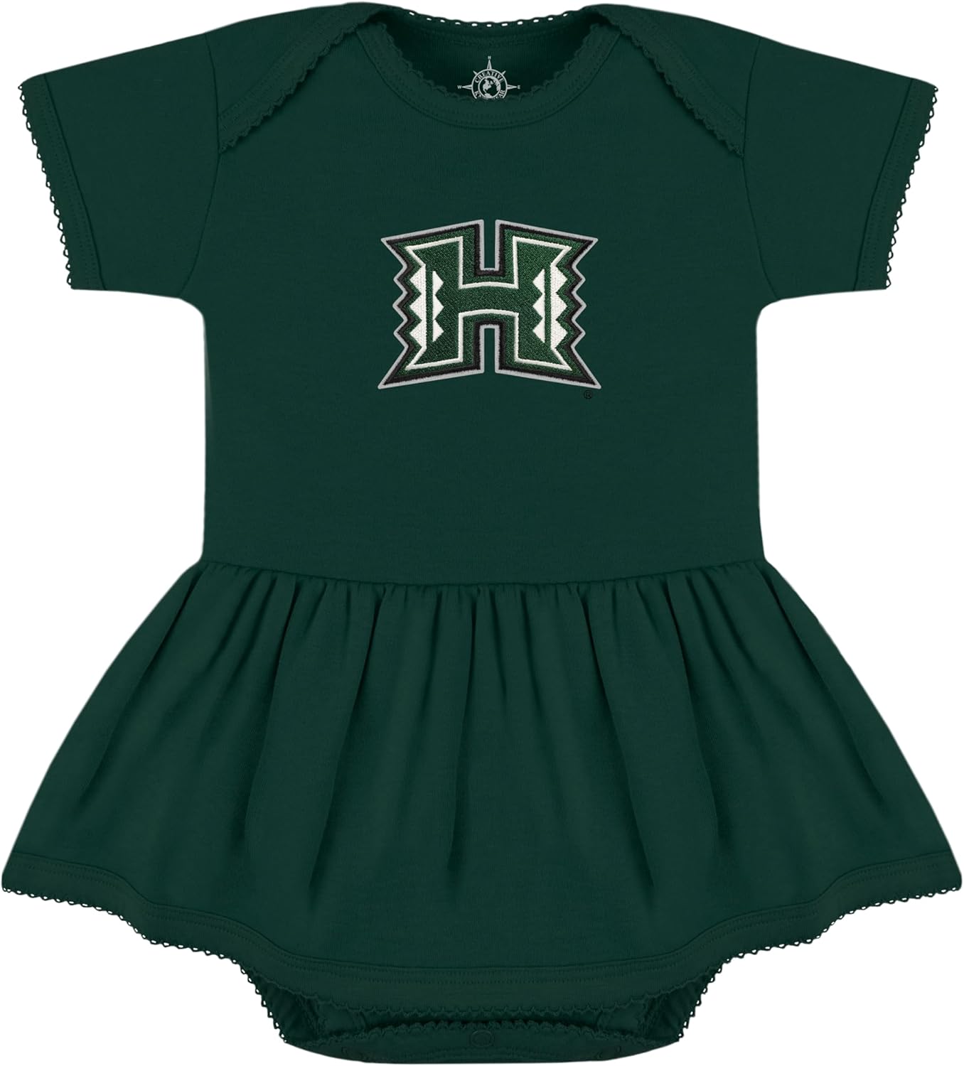 Creative Knitwear College Baby Picot Bodysuit Dress for Girls