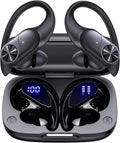 Black PocBuds Bluetooth Earbuds with Earhook - 80hrs Playtime