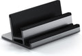 Dual Vertical Aluminum Stand for MacBook and iPad - Space Saver
