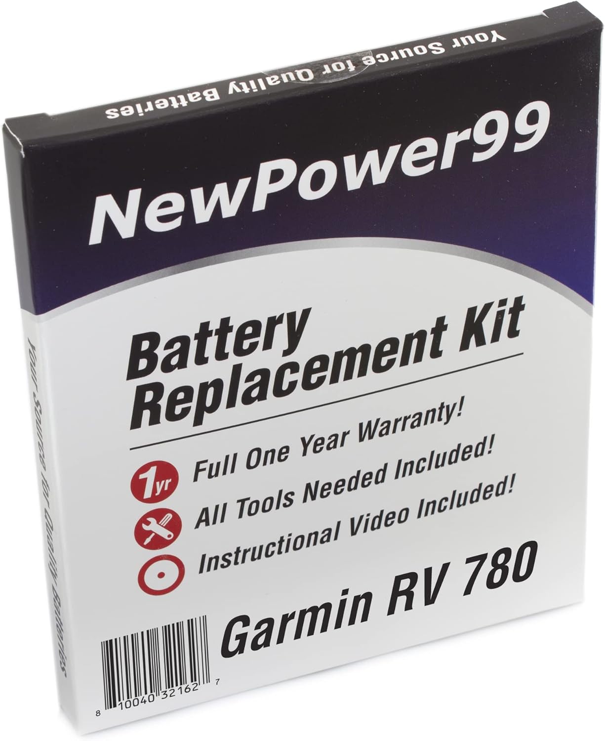 NP99sp Battery Replacement Kit for Garmin RV 780 with Tools