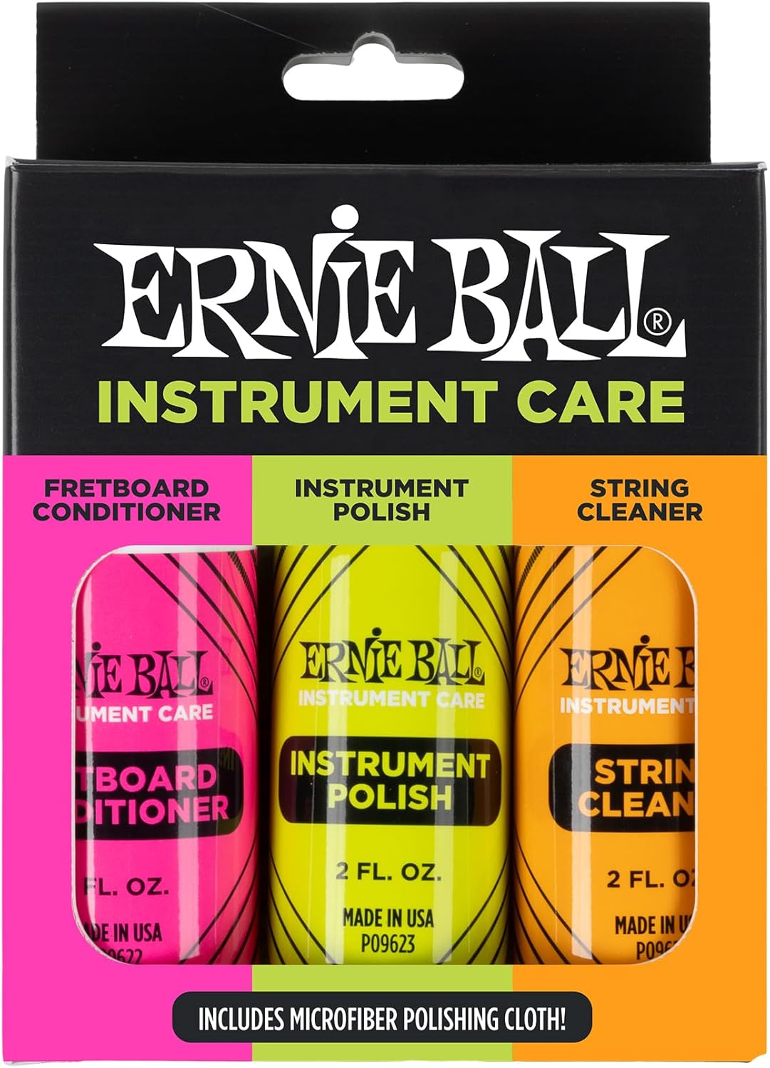 Ernie Ball Guitar Care Kit for Shinier Strings