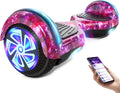 Scooter with Bluetooth Colorful LED Lights, Dual 300W Motors - Fun