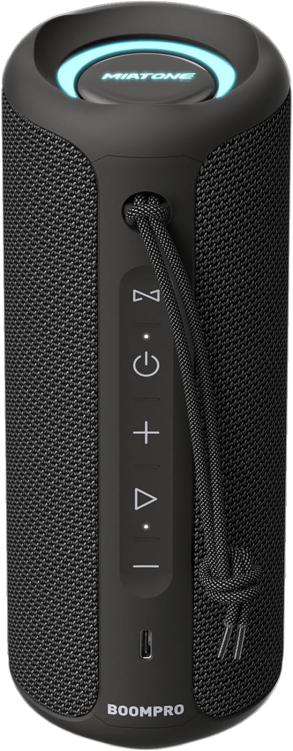 36W MIATONE Stereo Bass Speaker | Portable, Waterproof, 24H Playtime