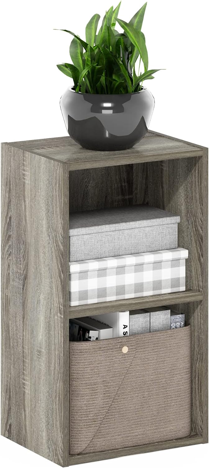 Furinno Luder Bookcase: Stylish 2-Tier Storage Solution