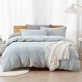 Dreaming Wapiti Duvet Cover King Cornflower Blue - Soft Washed
