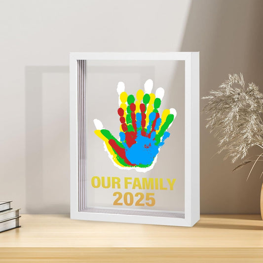 Family Handprint Kit for New Parents - DIY Keepsake Frame