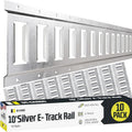 Ten 10-ft E Track Tie-Down Rail - Heavy-Duty Galvanized Cargo Rails