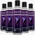 5 Eight oz Bottles of Water Based Personal Lubricant - Silky Smooth