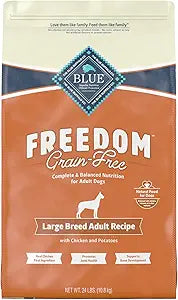 Blue Buffalo Freedom Grain Free Large Breed Dry Dog Food Review