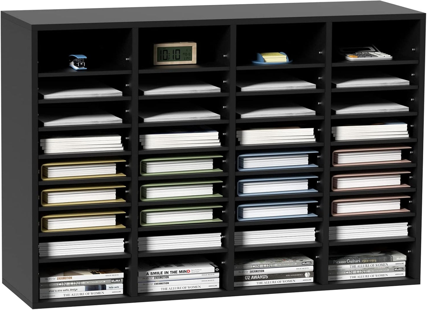 VEVOR Literature Organizers with 36 Compartments for Office Use