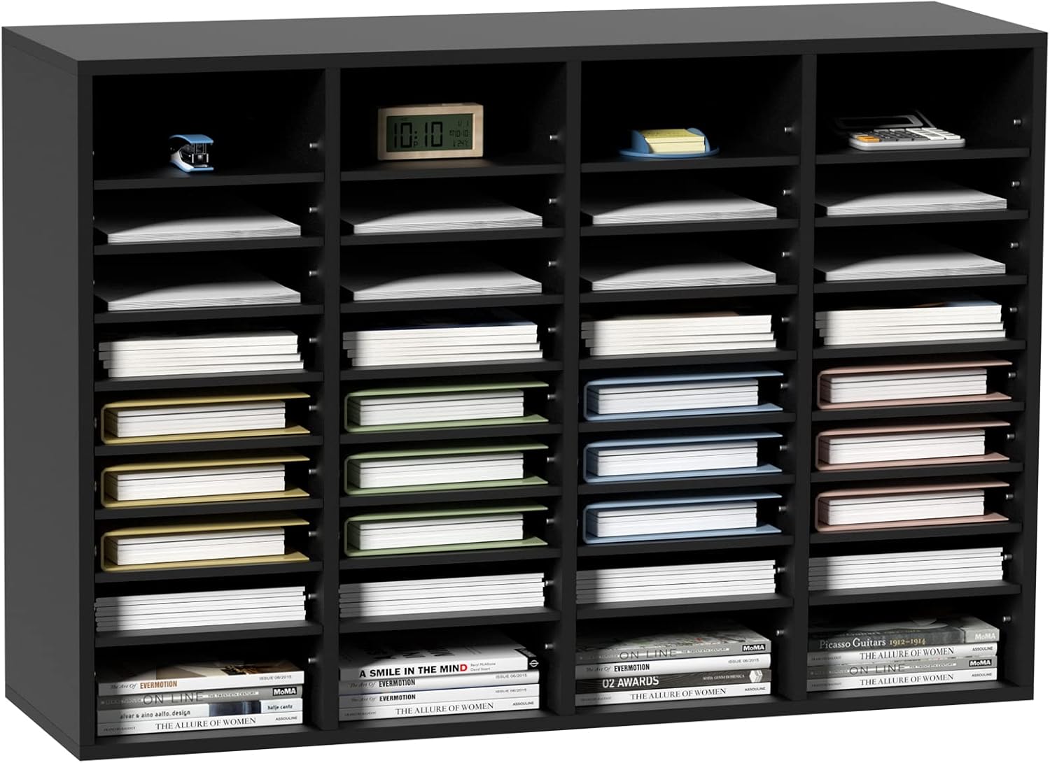 VEVOR Literature Organizers with 36 Compartments for Office Use
