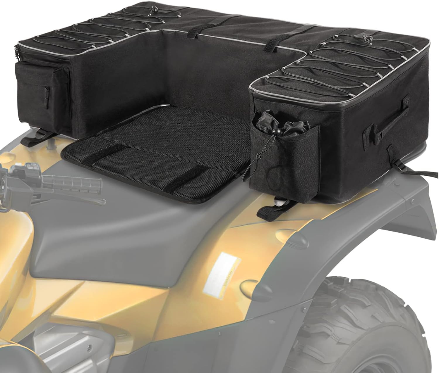 ATV Storage Bags with Waterproof Cover & Upgraded Zippers