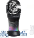Portable Misting Fan for Outdoors - Long Battery Life & 4 Speeds