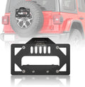 JL Spare Tire License Plate Frame with LED Light for Jeep Wrangler