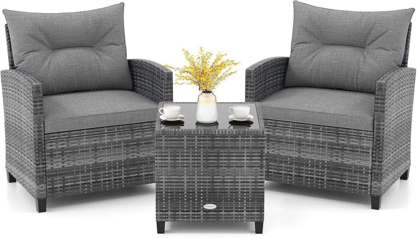 KOTEK 3 Piece Patio Furniture Set for Outdoor Relaxation