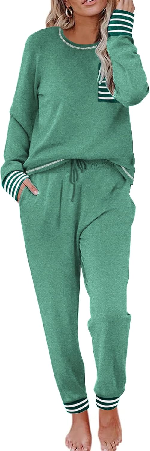Ekouaer Pajamas Women's Long Sleeve Pj Set for Ultimate Comfort