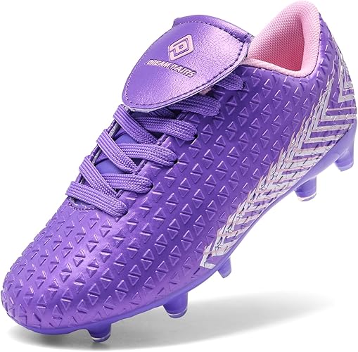 DREAM PAIRS Boys Girls Outdoor Soccer Cleats for All Ages