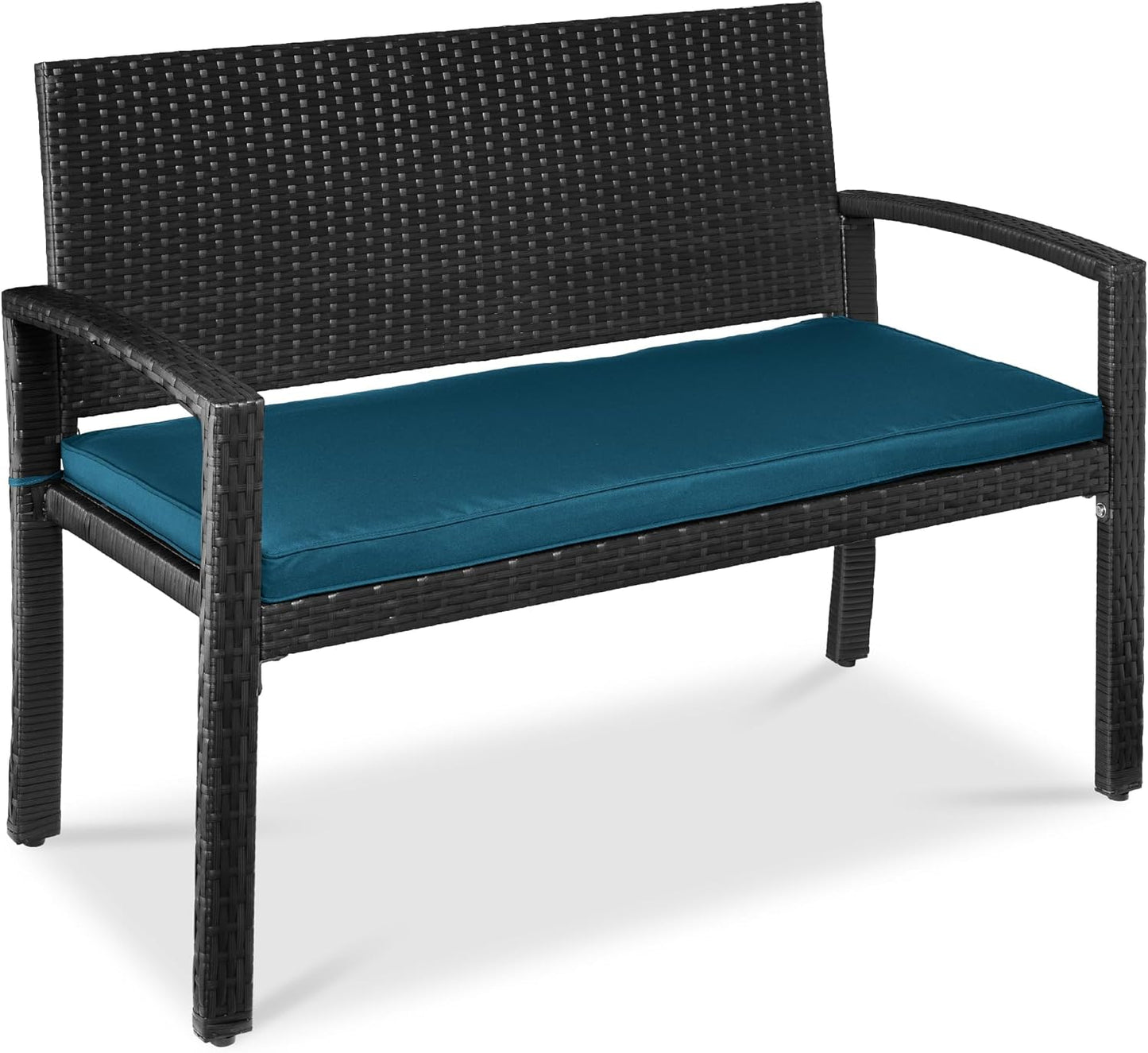 Best Choice Products Outdoor Bench for 2-Person Seating Comfort