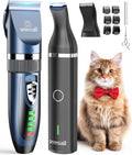 Cat Clippers and Paw Trimmer 3 in 1 Grooming Kit - Quiet, Cordless