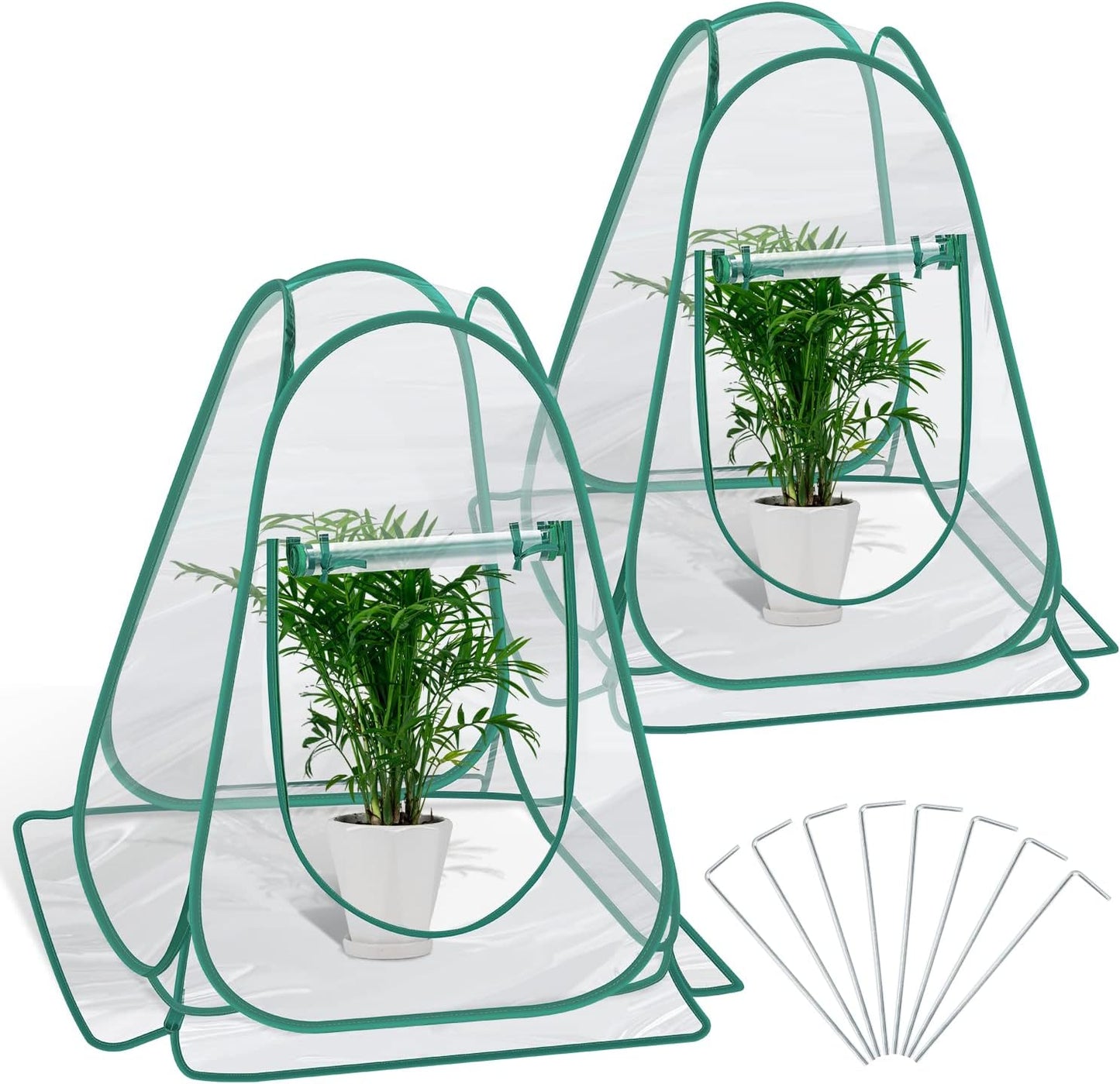 Pop Up Greenhouse Cover for Indoor Outdoor Gardening Plants