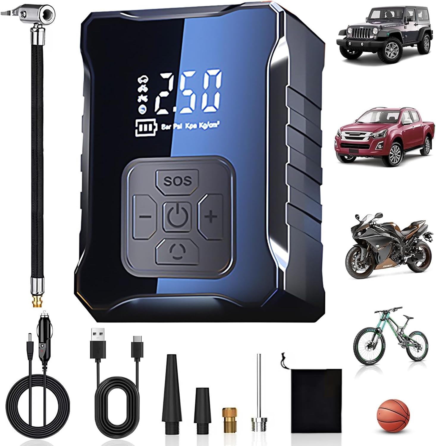 Fast Inflation Cordless Air Pump - Naixio