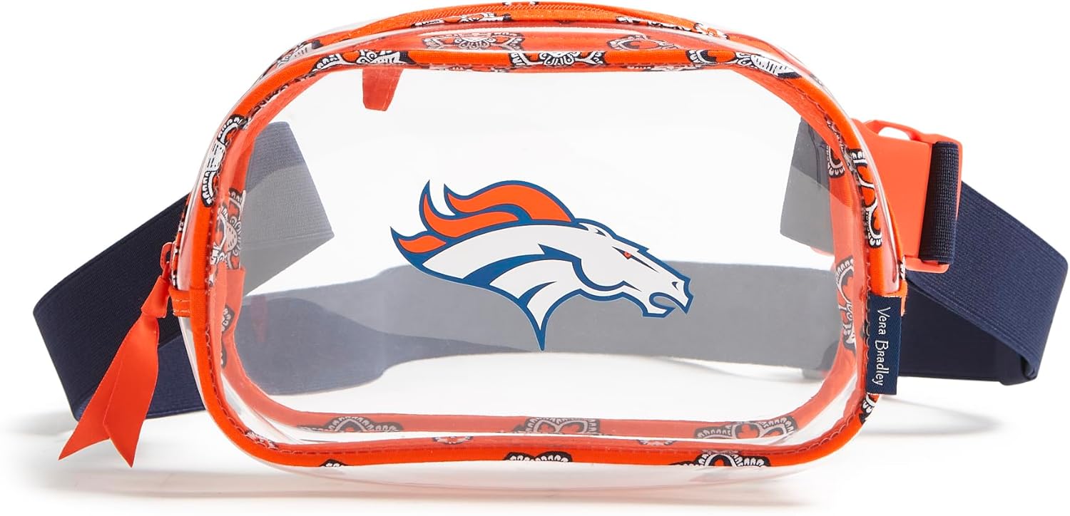 Vera Bradley Women's NFL Clear Small Belt Bag for Team Spirit