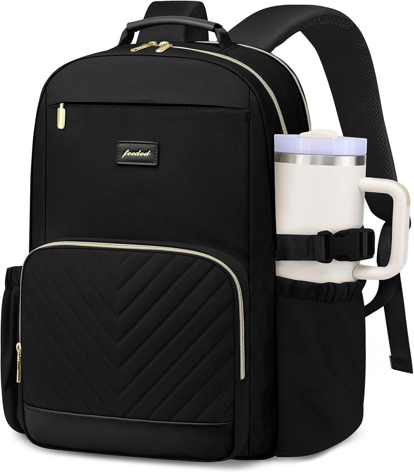 Laptop Backpack for Women with USB Charger and Large Capacity