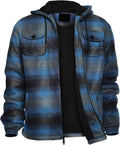 Winter Heavy Warm Sherpa Lined Fleece Plaid Flannel (Style Y3CV)
