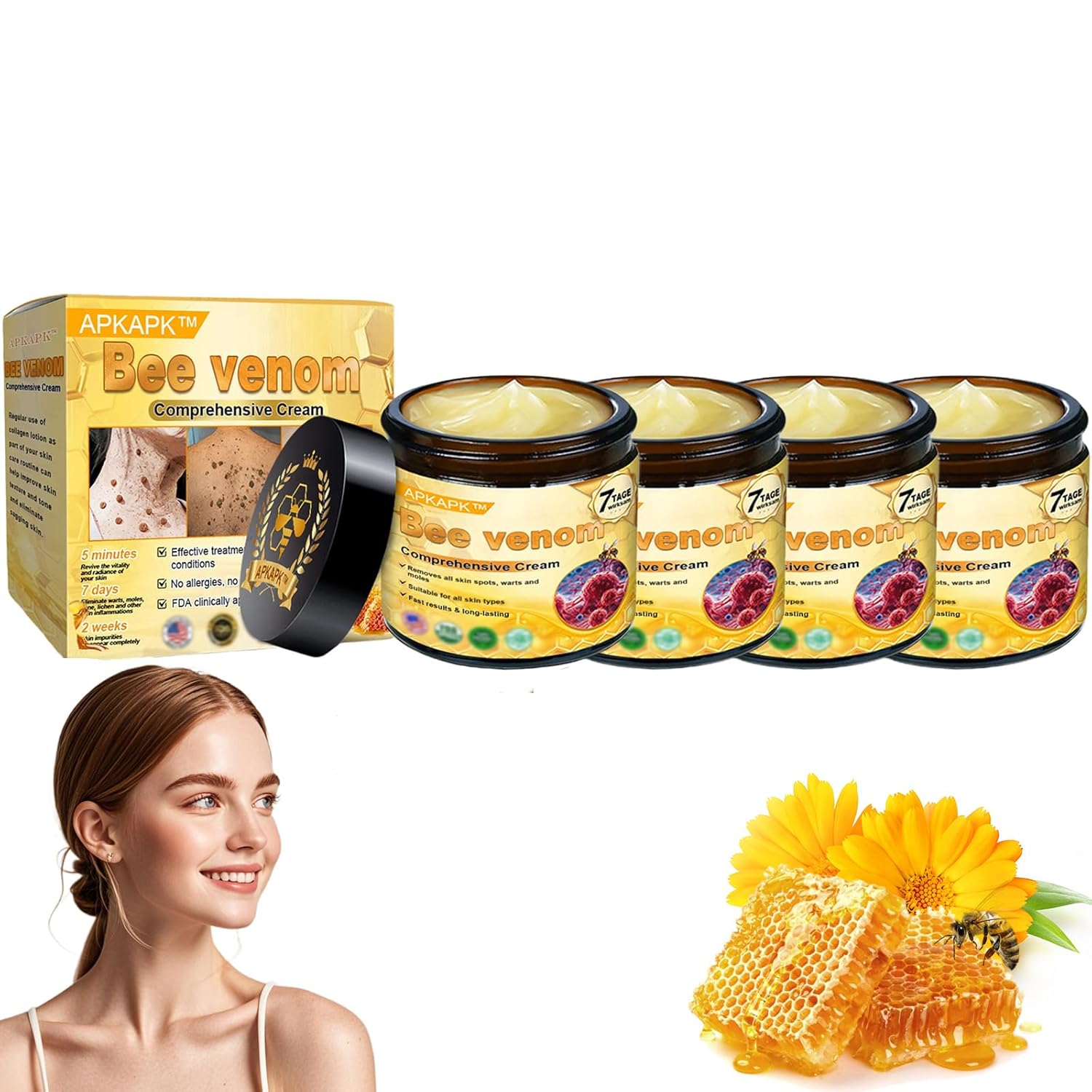 Bee Venom Comprehensive Cream for Anti-Aging and Hydration
