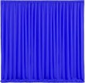 Royal Blue Backdrop Curtain 4 Panels - Wrinkle-Free Polyester Photo