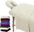 Extra Thick Massage Table Sheets Set Pack of 2 - Natural Cotton