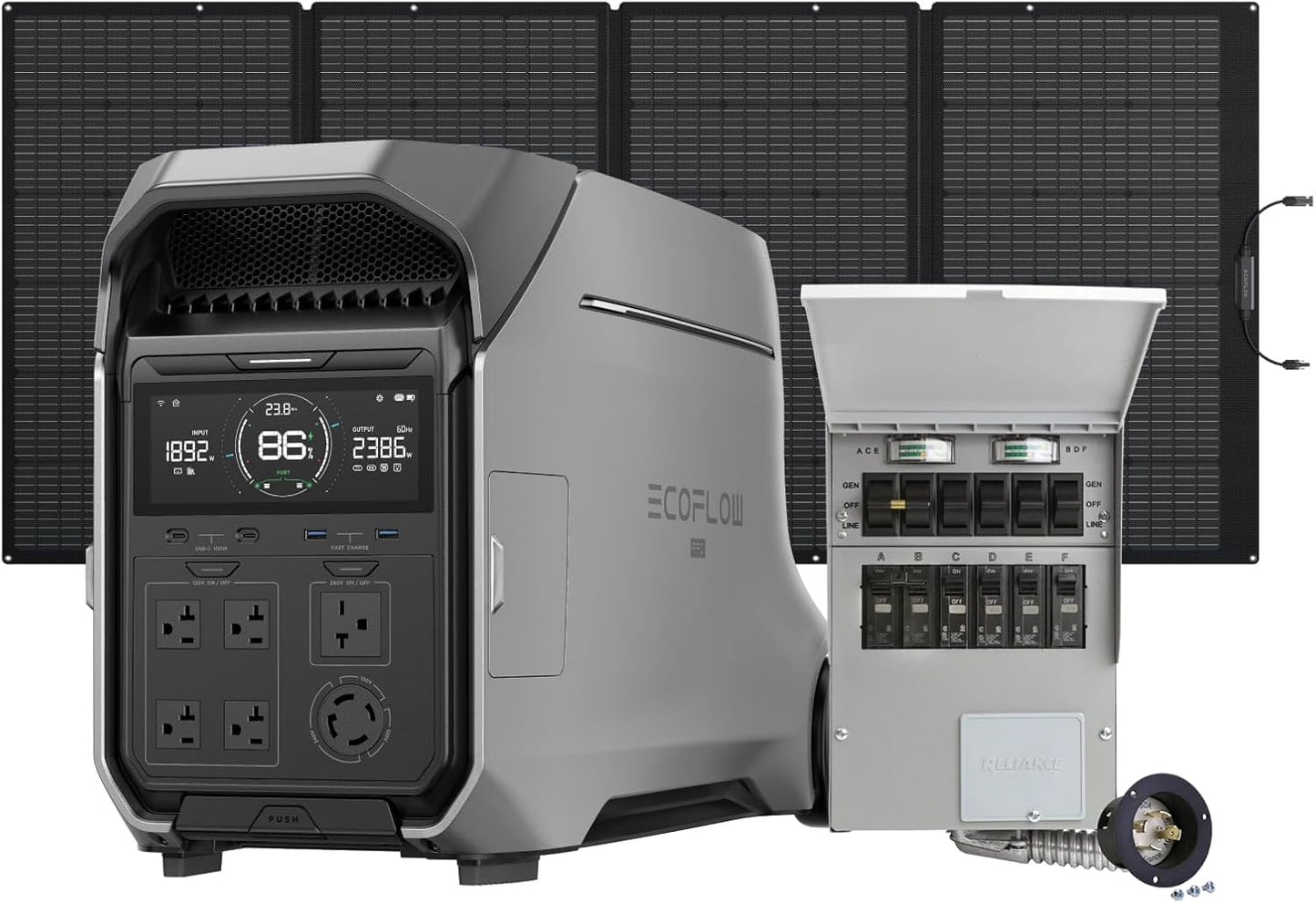 EF ECOFLOW Solar Generator Pro 3 Bundle: Reliable Power Solution