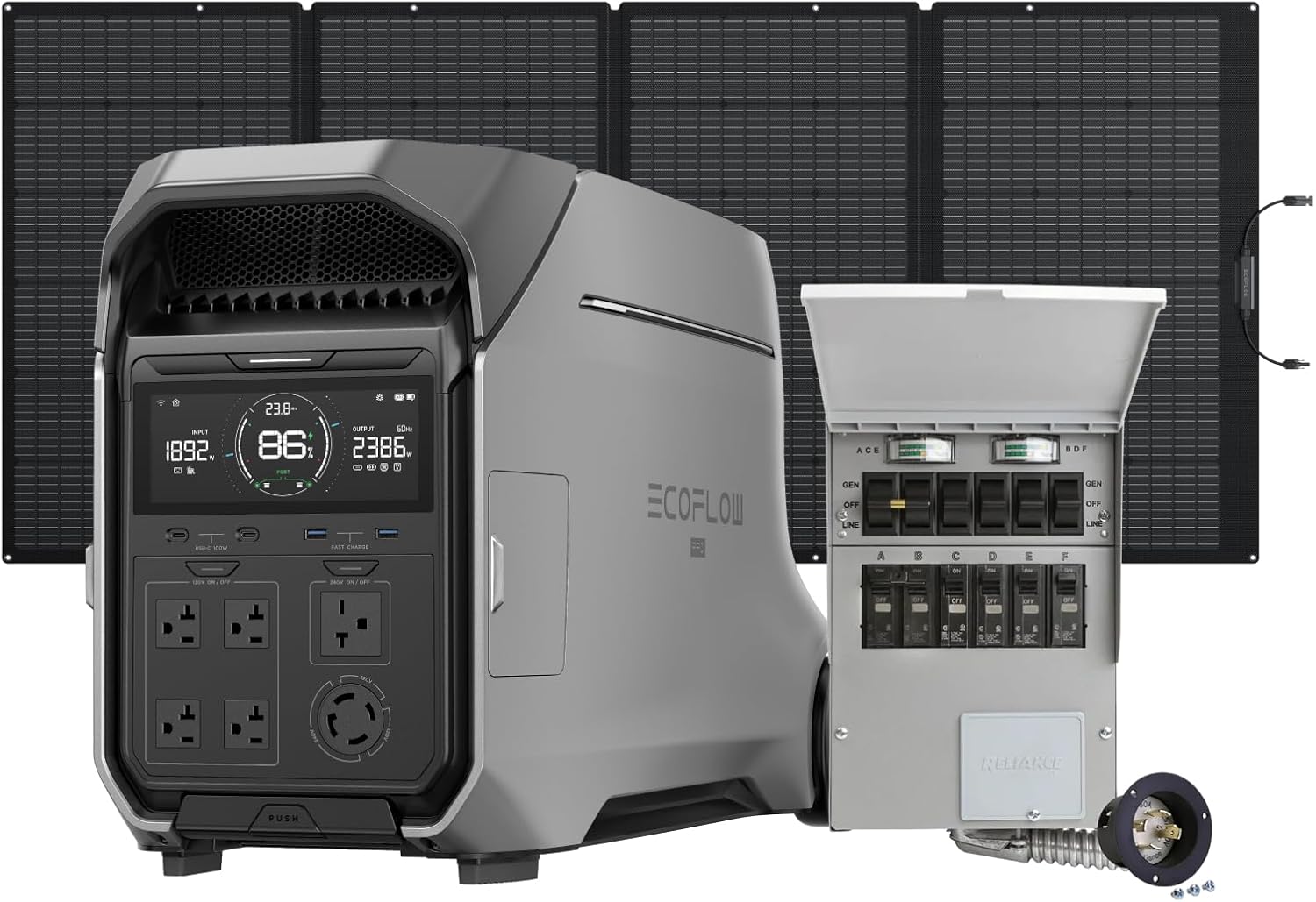 EF ECOFLOW Solar Generator Pro 3 Bundle: Reliable Power Solution