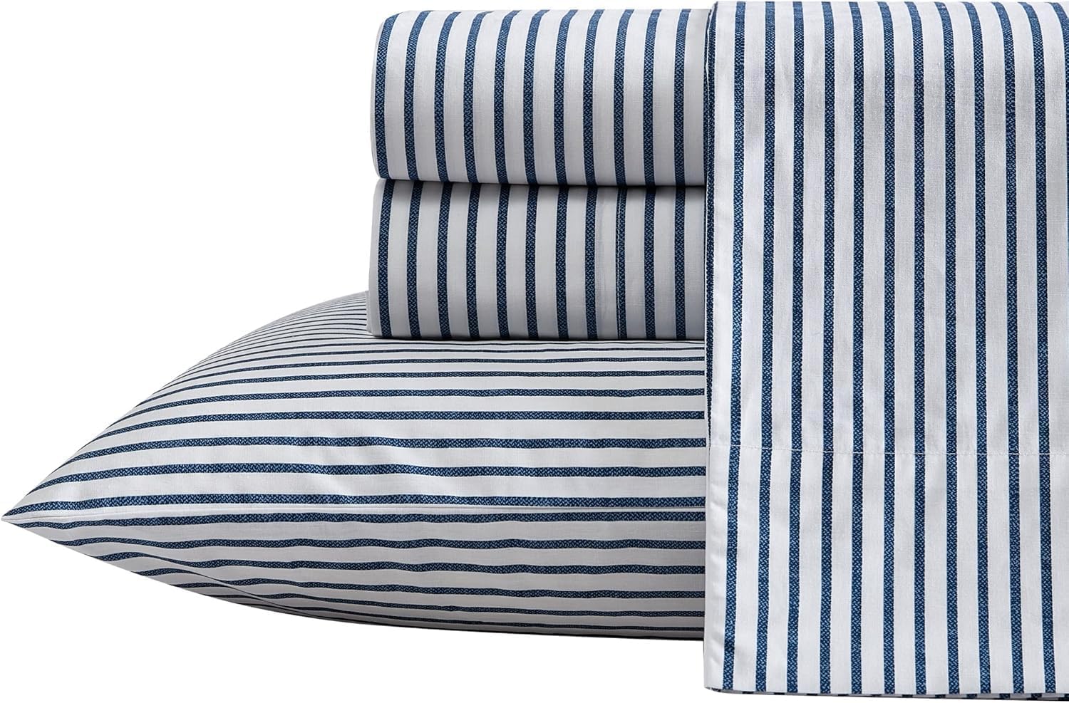 Nautica Twin Sheets Set - Cotton Percale Bedding Essentials