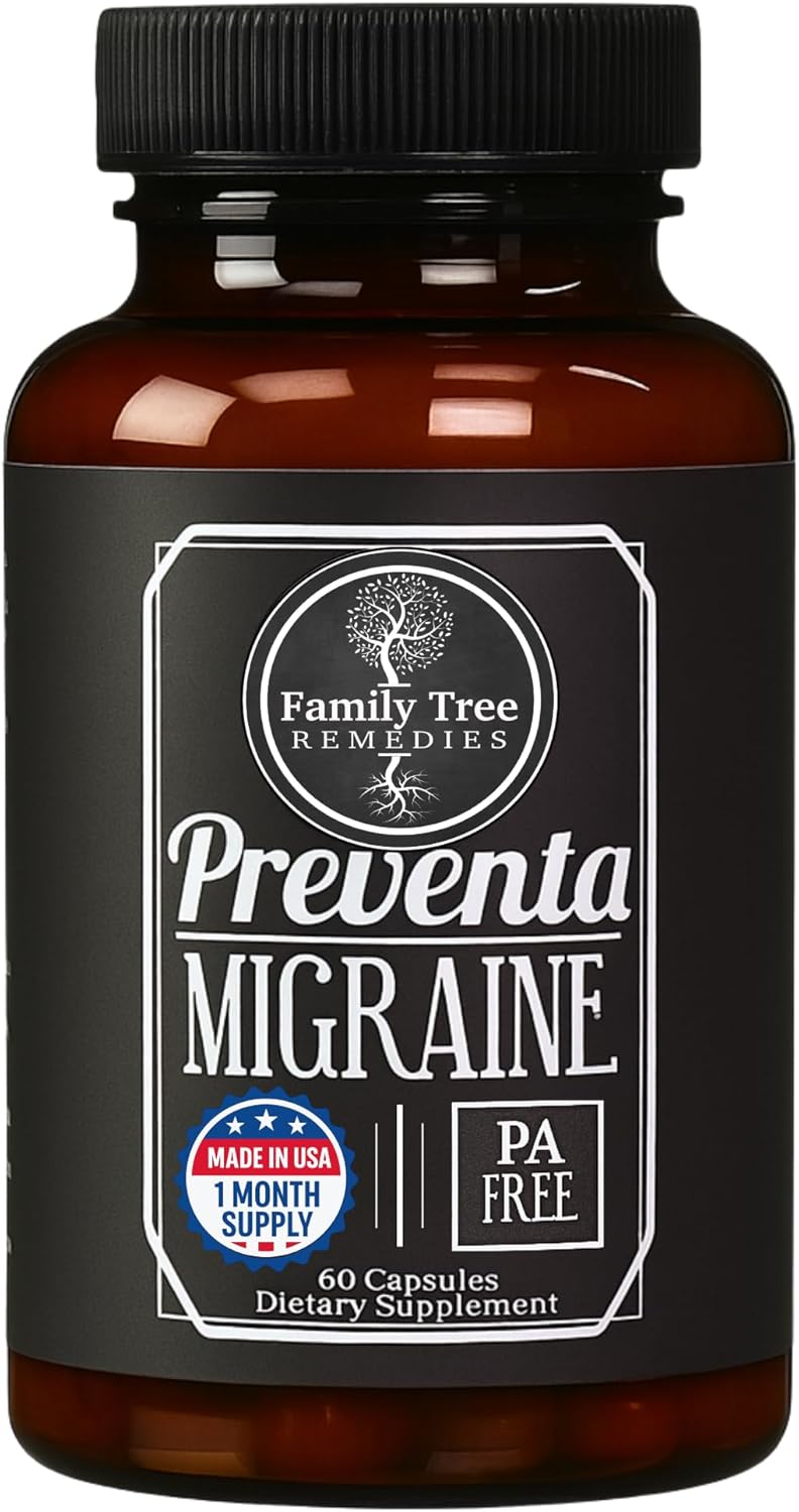 Preventa Migraine Relief Supplement for Daily Headache Prevention