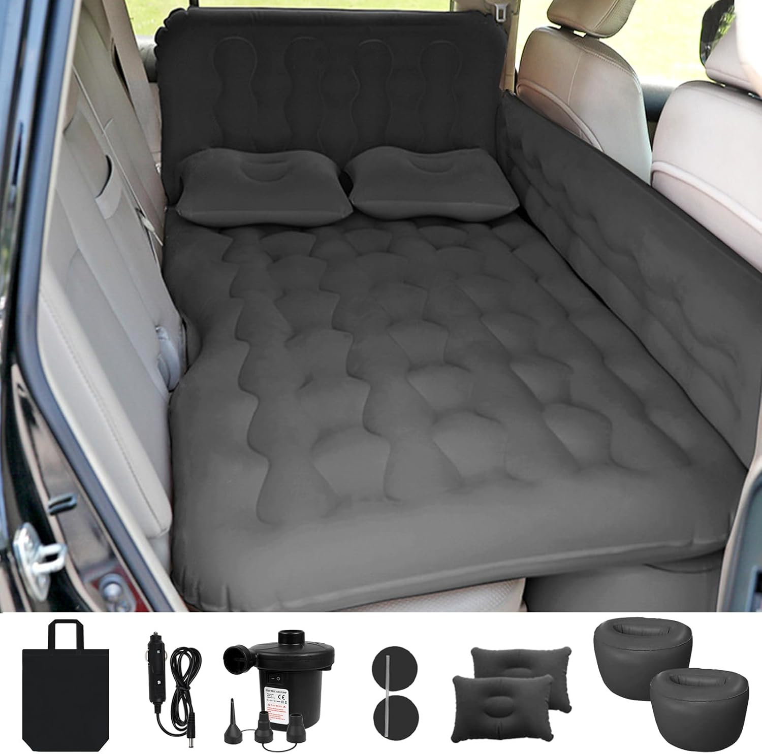 ISWEES Car Bed SUV Air Mattress for Comfortable Travel Sleeping