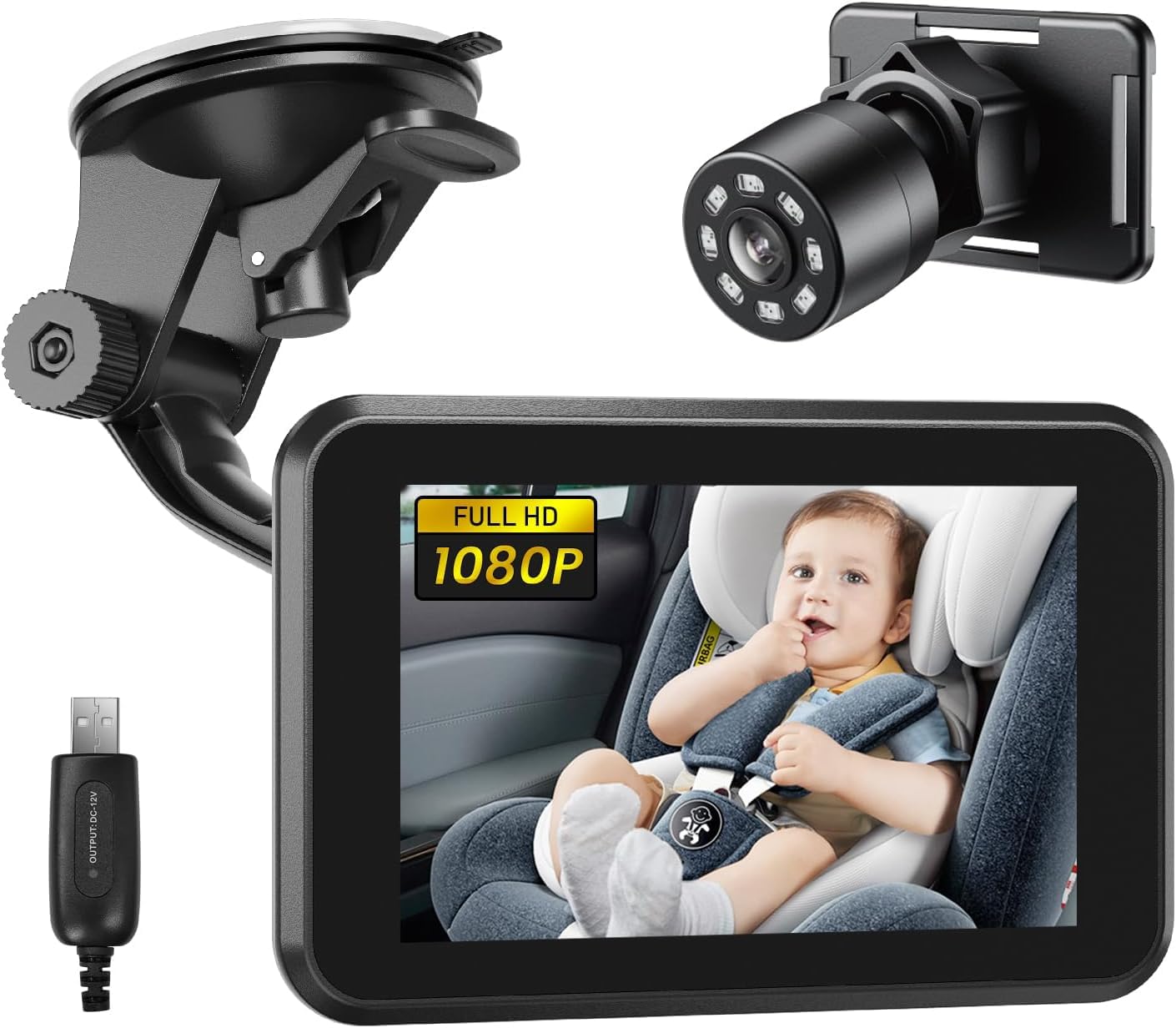 Itomoro HD Baby Car Camera: Easy Night Vision Monitor