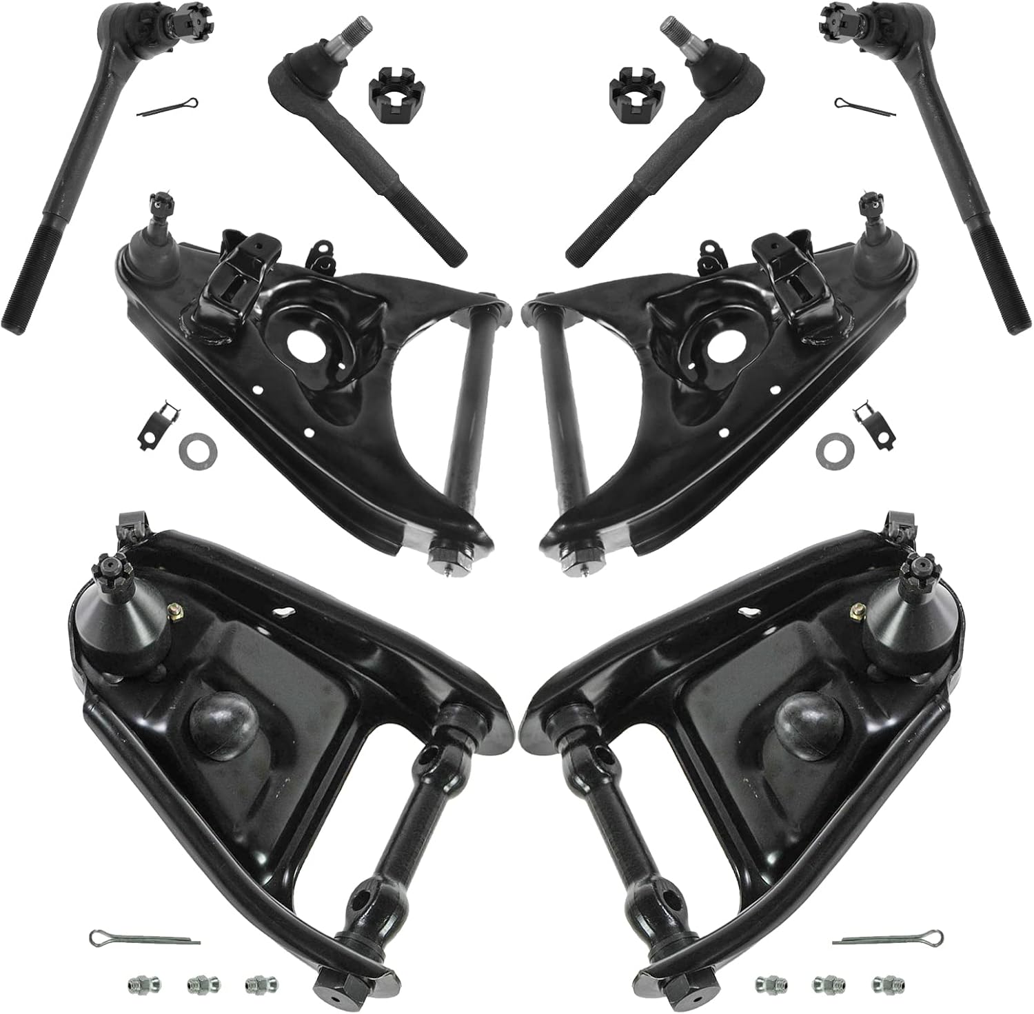 TRQ Front Steering & Suspension Kit Control Arm with Ball Joint