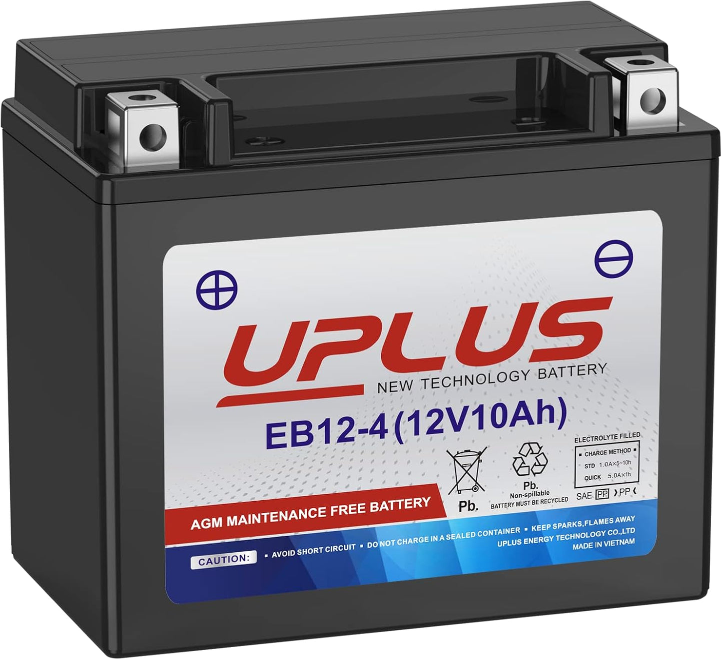 High Performance YTX12-BS Motorcycle Battery for Bikes and ATVs