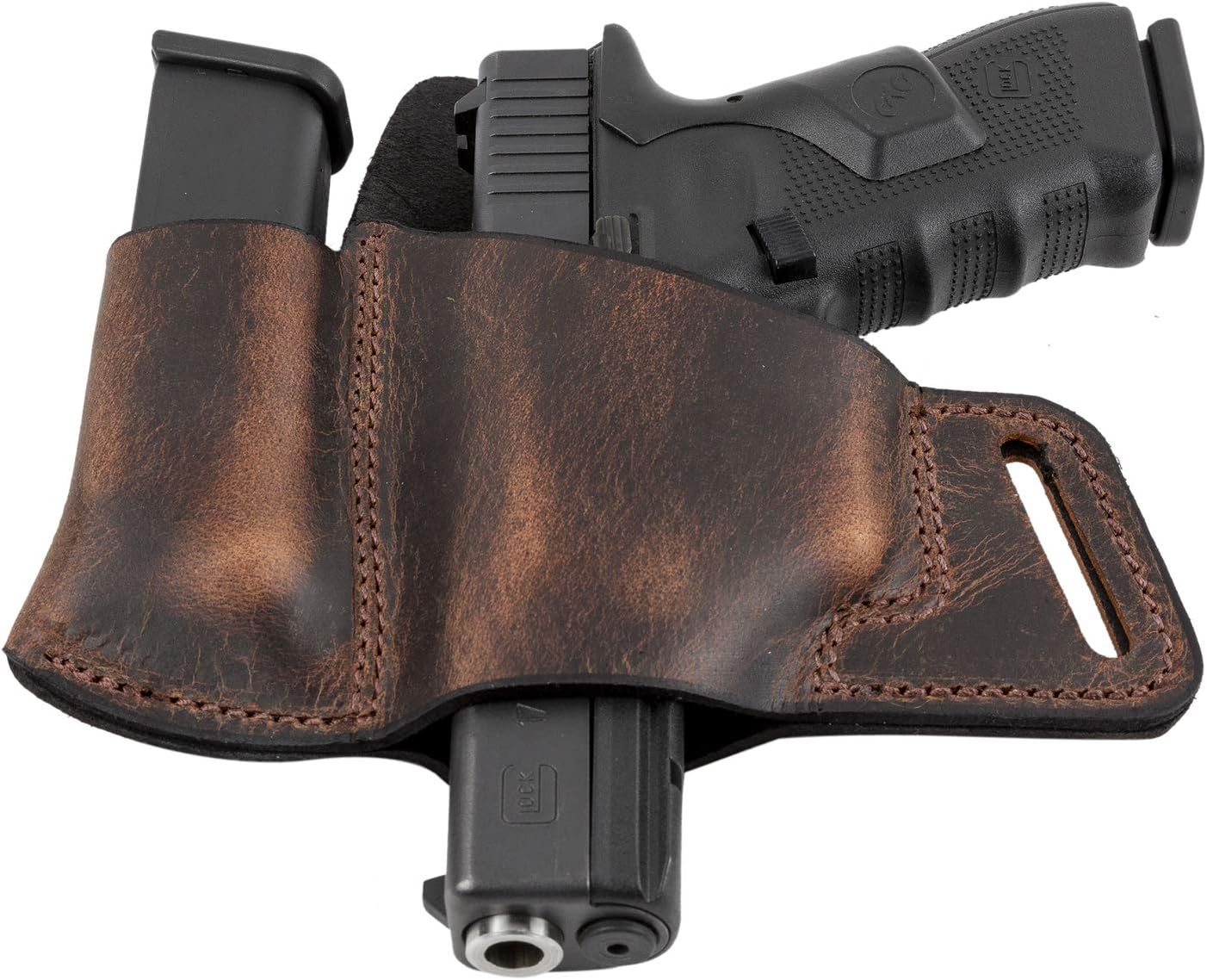 Comfort Carry Leather Holster & Mag Pouch Combo for Handguns