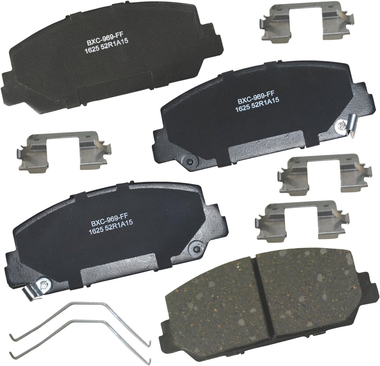 Bendix Premium SBC1625 Ceramic Brake Pads for Acura and Honda