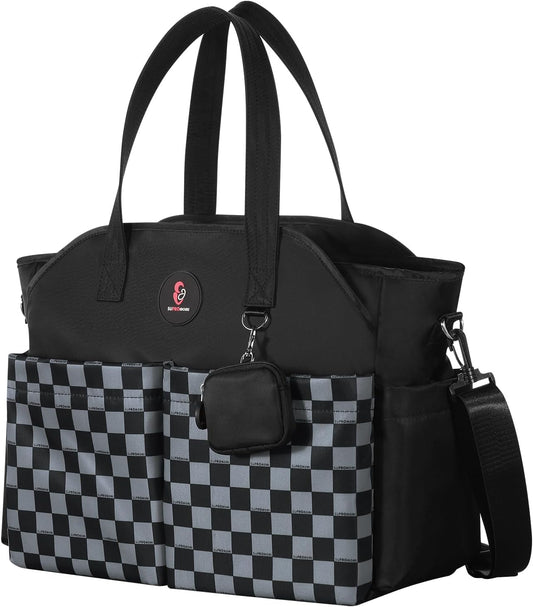 Stylish & Spacious Diaper Tote Bag by SUPROMOMI