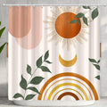 Vibrant Nature-Inspired Shower Curtain Set by Ghroiep