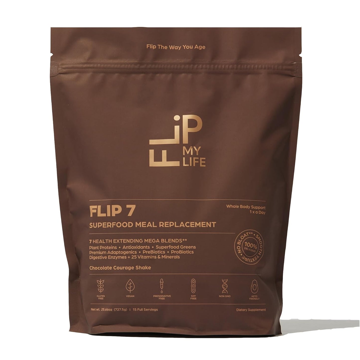 Flip 7 Natural SuperFood: Complete Meal Replacement for Health
