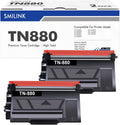 TN880 TN-880 Toner Cartridge Compatible 2-Pack - Super High Yield